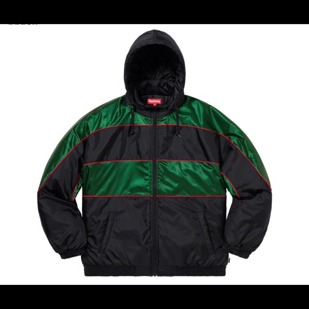 Supreme sport piping puffy jacket